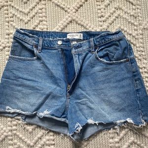 Curve Love Abercrombie Jean Shorts
